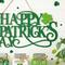 Glitzhome® 24" Metal "HAPPY St. Patrick's Day" Wall Decor